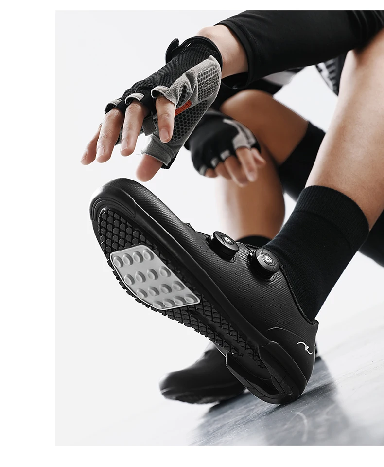 Unisex Neue Fahrradschuhe, atmungsaktiv, bequem, rutschfest, für den Straßenbereich, hochwertige MTB-Fahrradschuhe aus Gummi, professionelle, ultraleichte Fahrradschuhe – Detail 30