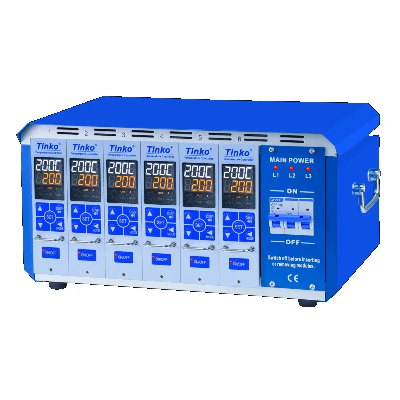 

6 Zone 15A China Auxiliary Equipments for Injection Molding Machine Manufacturer Hot Runner Temperature Controller