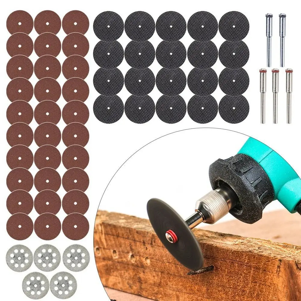 

60 шт./компл. роторные абразивные отрезные диски для бумаги, комплект алмазной смолы, шлифовальный инструмент для полировки, электрическая шлифовальная машина, аксессуары, мини