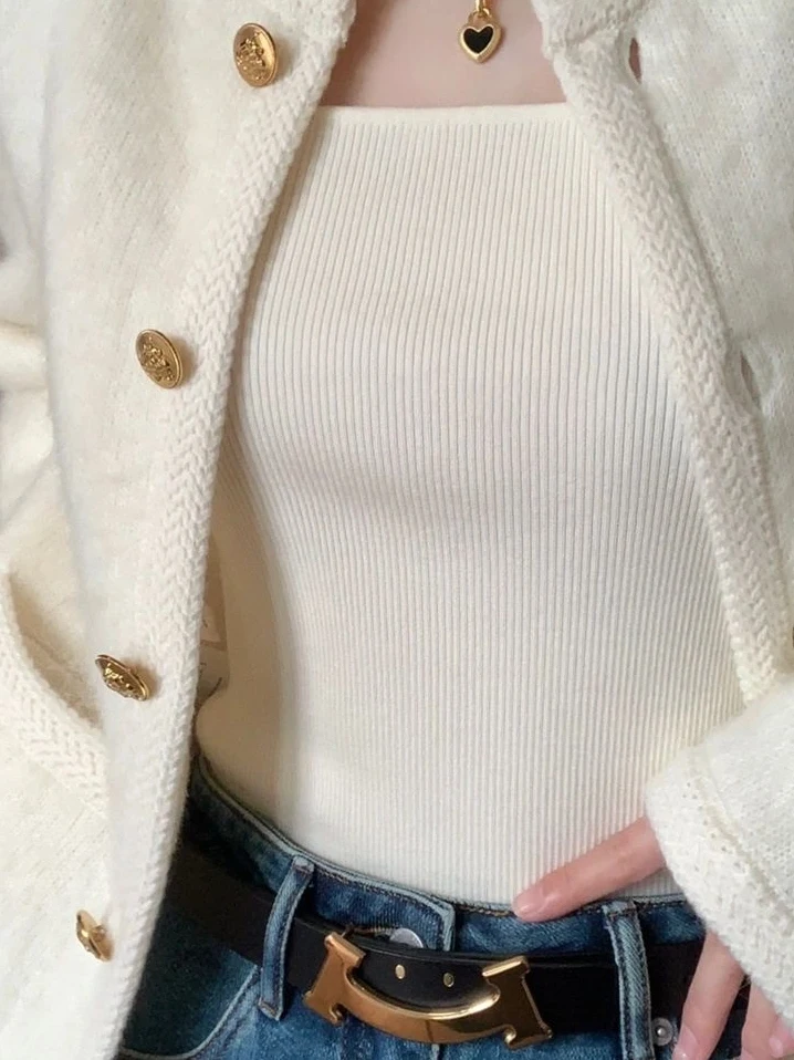 Petit Fraance Sle Camere tricoté pull manteau femmes début hiver 2025 nouveaux vêtements d'extérieur haut de gamme ouvert Cardigan