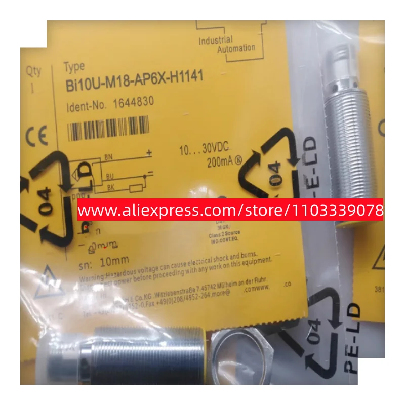 

3PCS New inductive proximity switch BI10U-M18-AP6X-H1141 BI10U-M18-AN6X-H1141 BI10U-M18-VP6X-H1141