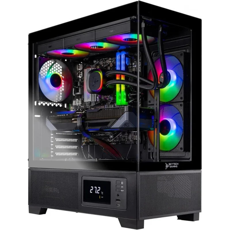 Gaming 3 Plus Desktop PC, Ryzen 7 7700 3.8 GHz (5.3GHz),  RTX 5070 12GB, 1TB Gen4 NVMe SSD, 32GB DDR5 RAM 52