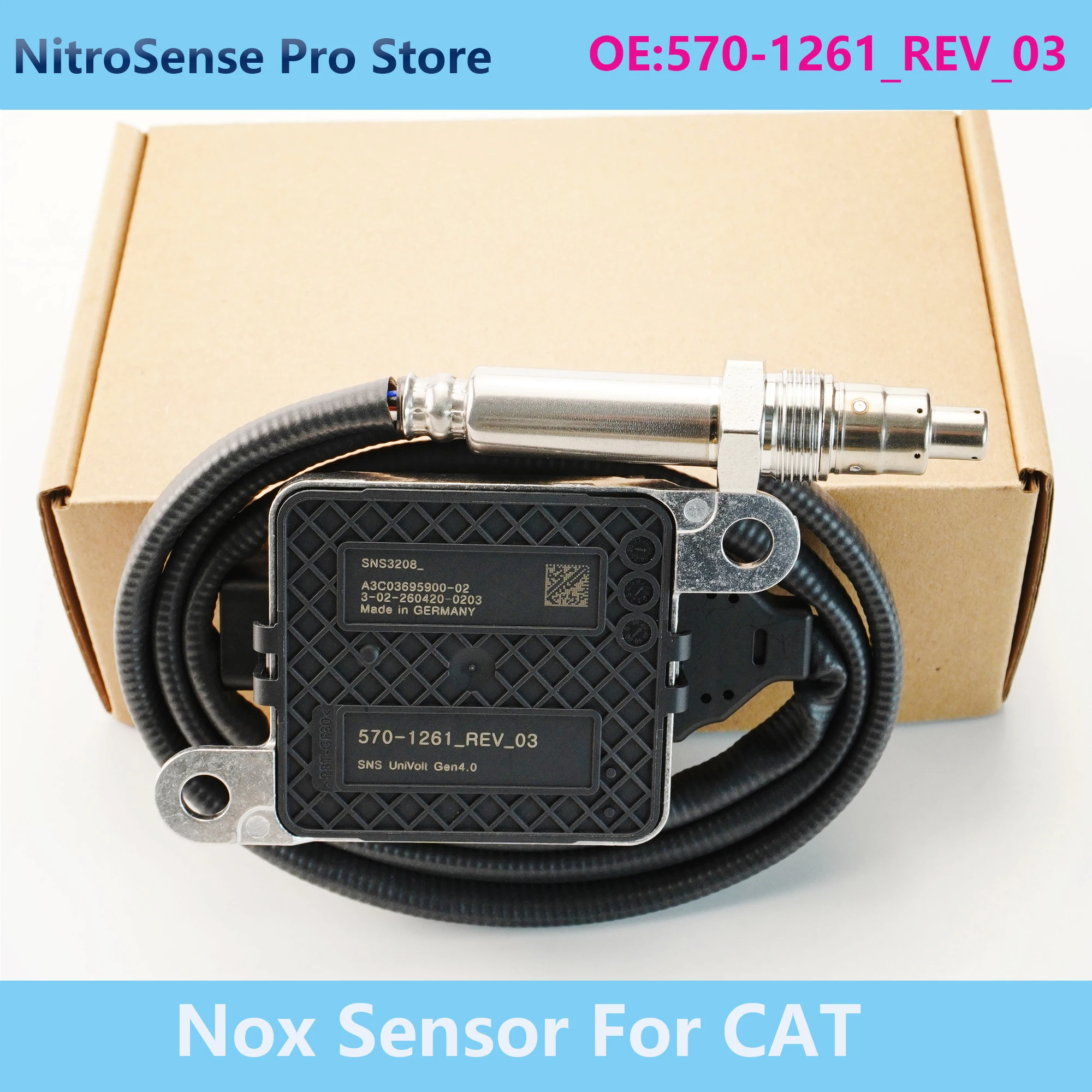 

Nox Sensor 570-1261_REV_03 SNS3208 5701261 For Caterpillar CAT Excavator