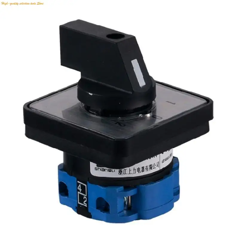 203F SZW26-20 Rotary Adapter Changeover AC 660V 20A Latching Terminals 3 Position