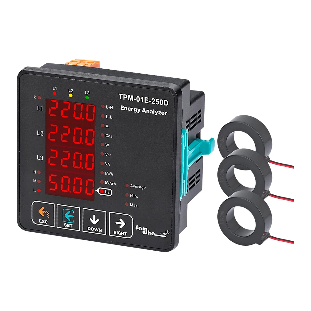 Samwha-Dsp TPM-01-XXD Energy Analyzer Multimeter 3P&4W