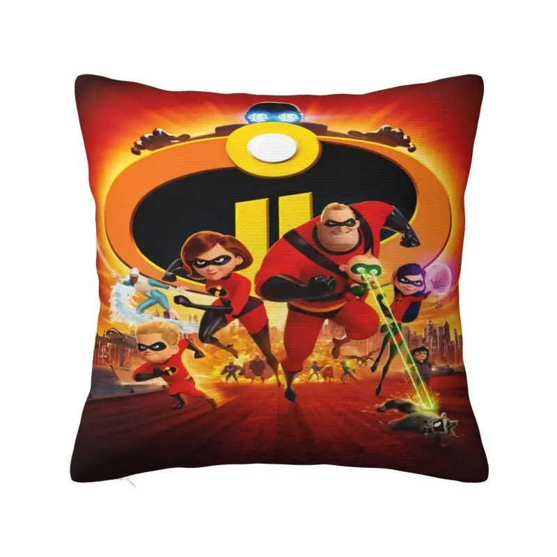 

Custom The Incredibles Pillow Covers Elastigirl Modern Cushion Cover Velvet Pillowcase