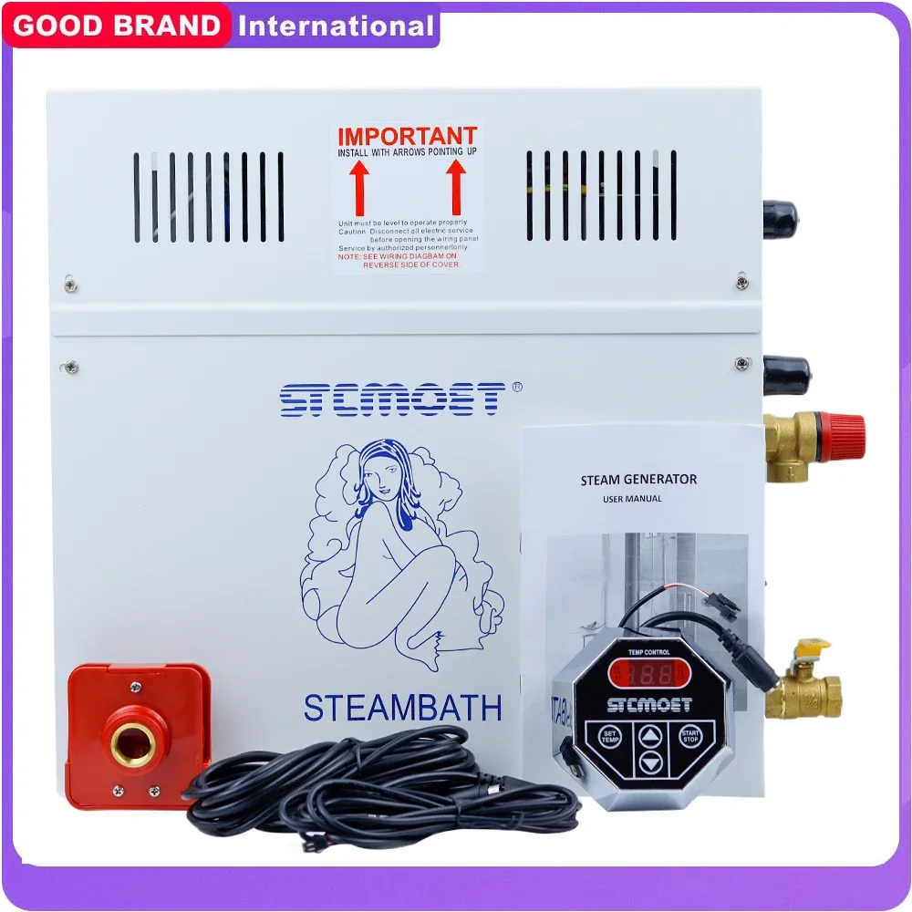 4.5KW Steam Generator for Shower Home Steam Machine Sauna Equipment Sauna Bath SPA Steam Shower With Digital Controller