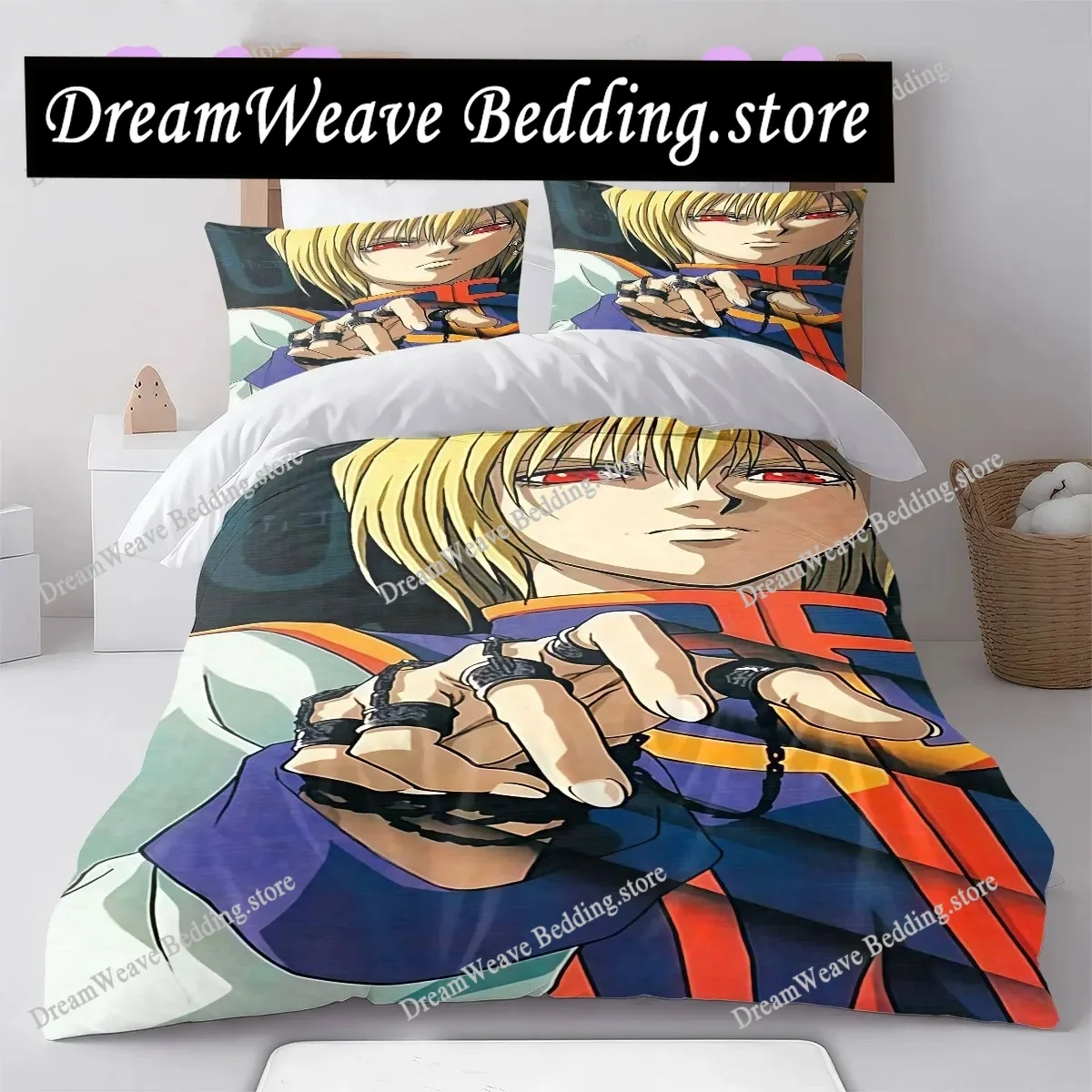 

Greed Island Getaway Hunter x Hunter Printed Duvet Cover and Bedding Set, Various Sizes