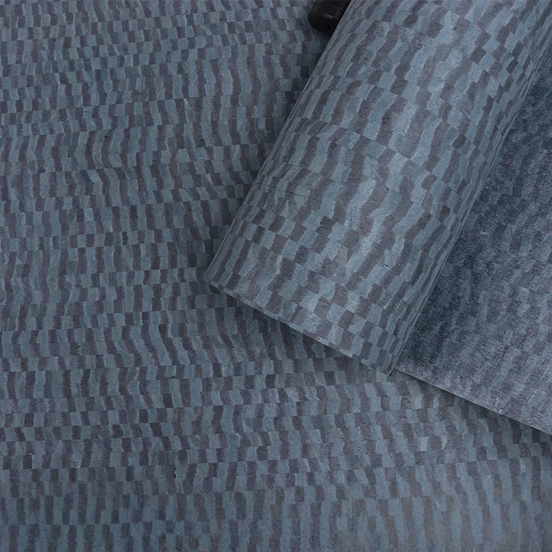 Agate Blue Pearl Veneer, 0.4-0.5mm, 250x58cm, For Wood Doors & Display Cabinets.(Backing Non-woven Fabric)