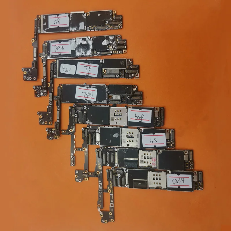 Damaged Bad Motherboard For iPhone 6 Plus 6S 7 8 7P 8P 11 Pro XS Max XR X Board With Nand Repair CPU Skill Practice Power Off