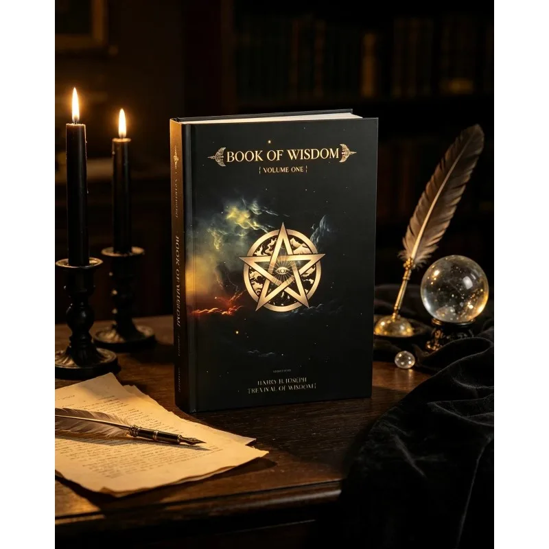 Book of Wisdom Volume One Esoteric Occult Spiritual Mystic Pentacle Eye English Paperback Guide Book