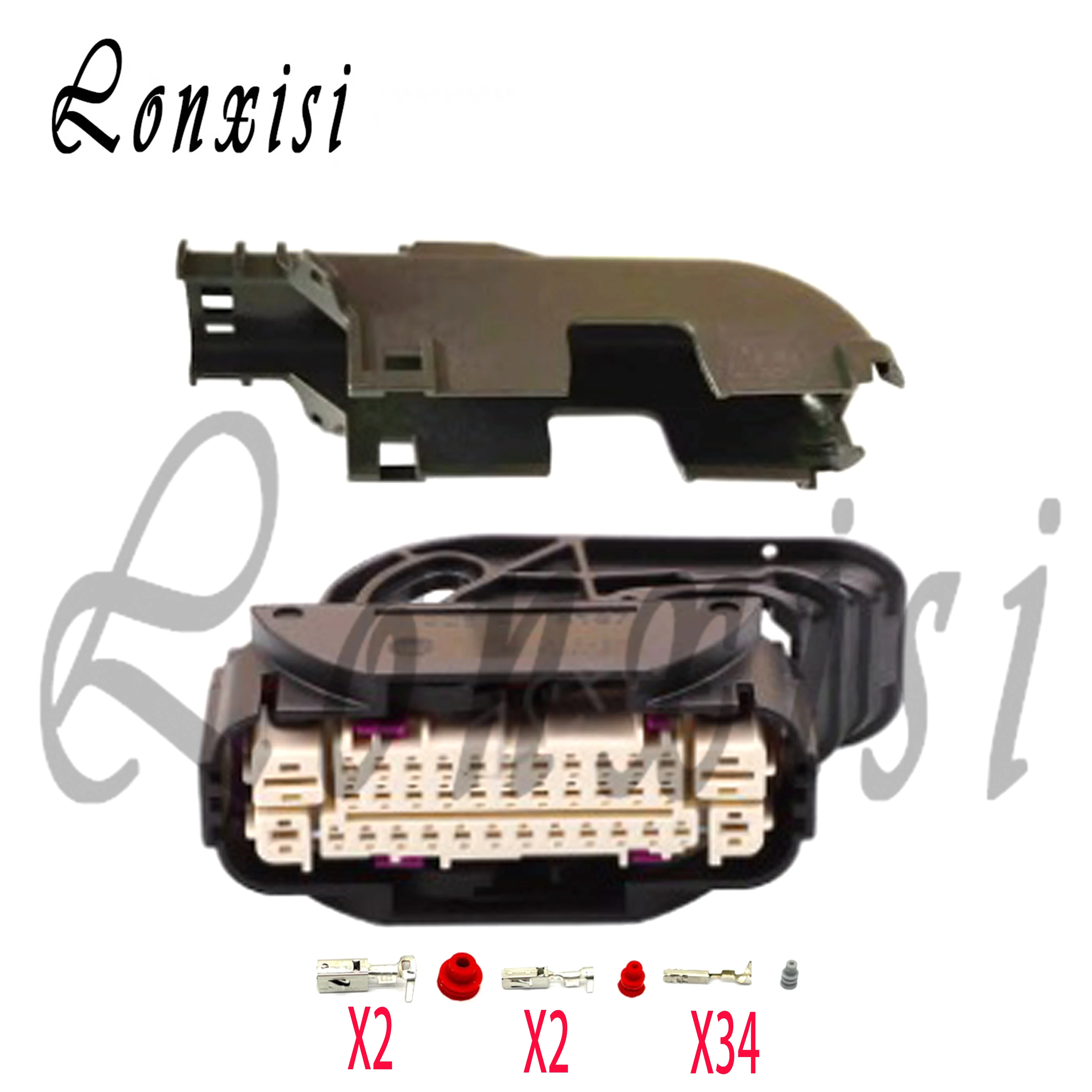 38 Pin 1928405154 1928405167 AC Assembly Car ABS Pump Wiring Harness Waterproof Socket For Buick Excelle Regal