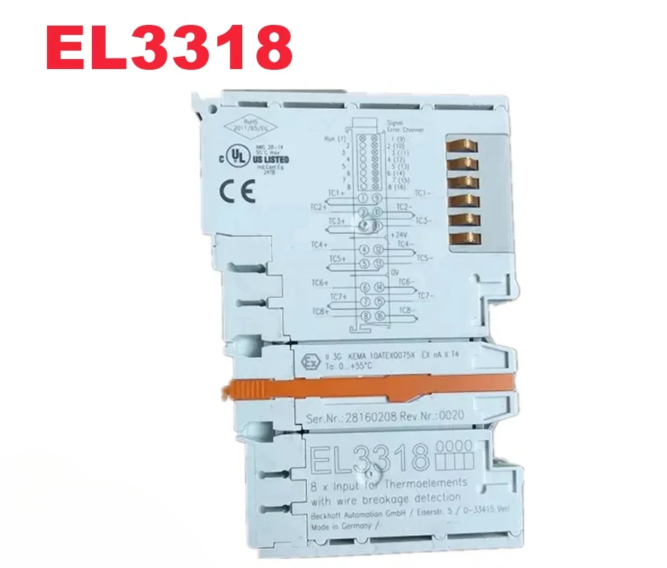 

EL3318 EtherCAT Terminal 8-channel Analog Input PLC Module EL 3318 New In Box Expedited Shipping