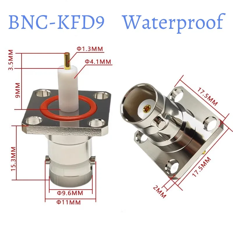 5pcs BNC-50KY/JF/JY/KF Full Copper Insulated Female Socket Male/Female Connector Oscilloscope Video Surveillance Socket