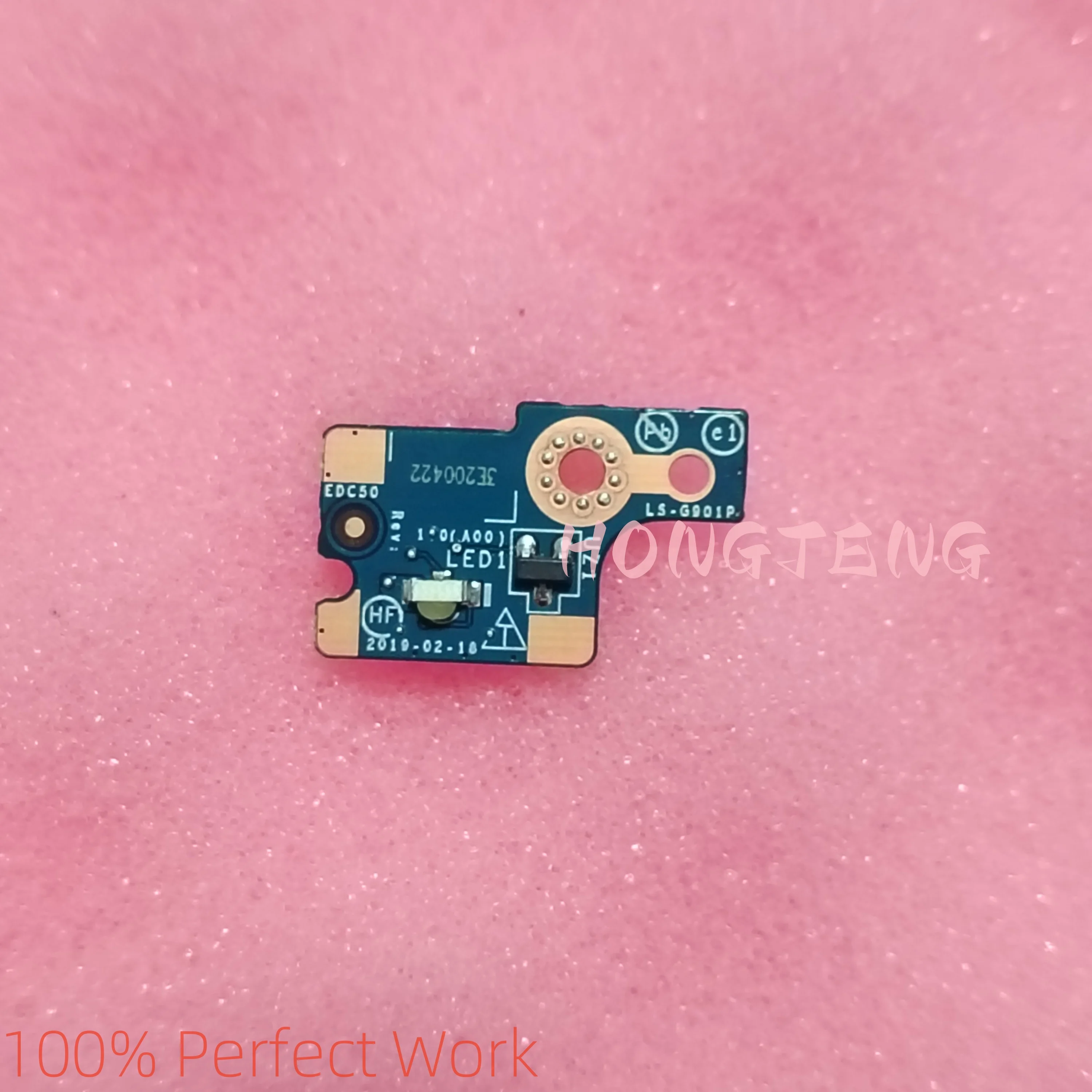 Original FOR DELL Precision 3540 Latitude 5500 LED Indicator Light Plate 0RNF94 NBX0002FL00 LS-G901P 100% Works Perfectly
