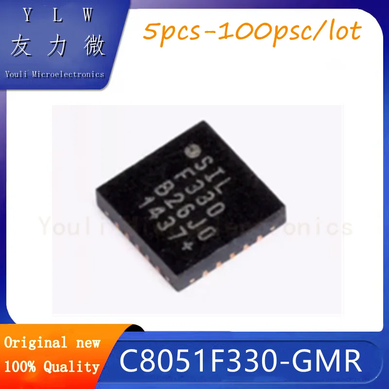 

C8051F330-GMR Silkscreen F330 QFN20 New Original Flash 8-bit Microcontroller Chip