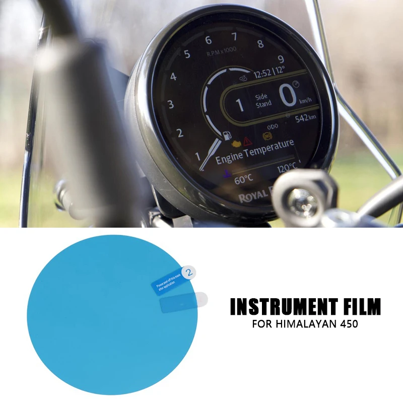 

For Himalayan 450 himalayan450 2024 2025 Motorcycle Instrument Cluster Scratch Protection Film HIMALAYAN450 Dashboard Protector
