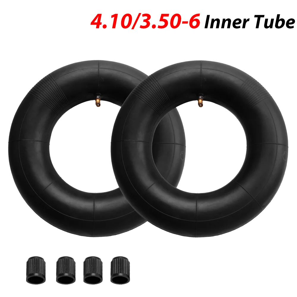 

4.10/3.50-6 410/350-6 Inner Tube with TR87 Valve Stem for Wheelbarrows Pressure Washer Trailer Tractors Snow ATV Quad Go Kart