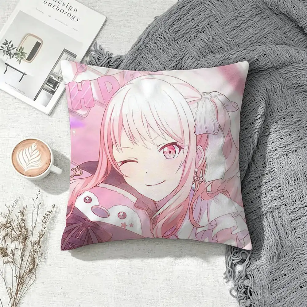 P-Project S-SEKAI Mizuki Akiyama  Square Pillow Case Multi Sizes For Car Home Bedroom Decor Custom Valentine Gifts