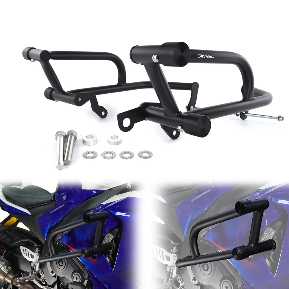 Motorcycle Engine Guard Highway Bars Stunt Crash Cage Bumper Protector Race Rail GSX-R1000 2009-2013 2014 2015 2016 For Suzuki