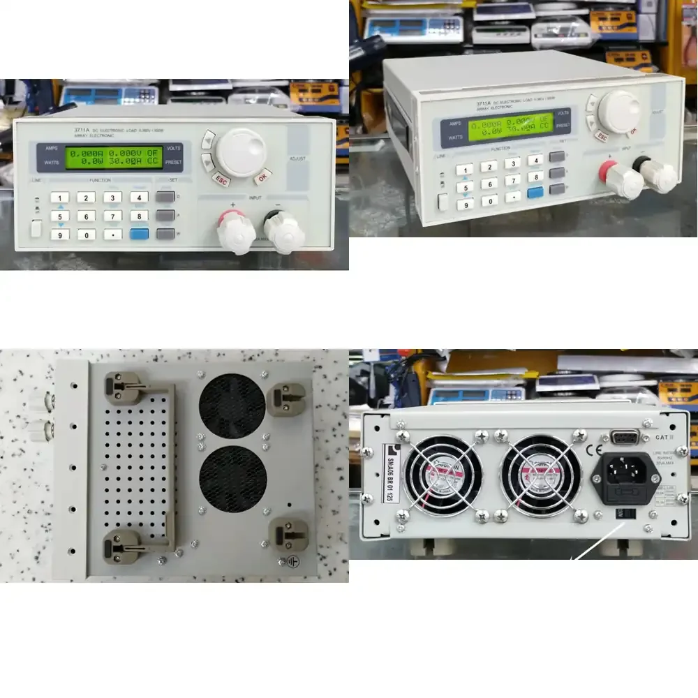 USB Programmable DC Electronic Load for Array 3711A 360V 30A 300W Electronic Load Module for Power Supply Testing Battery