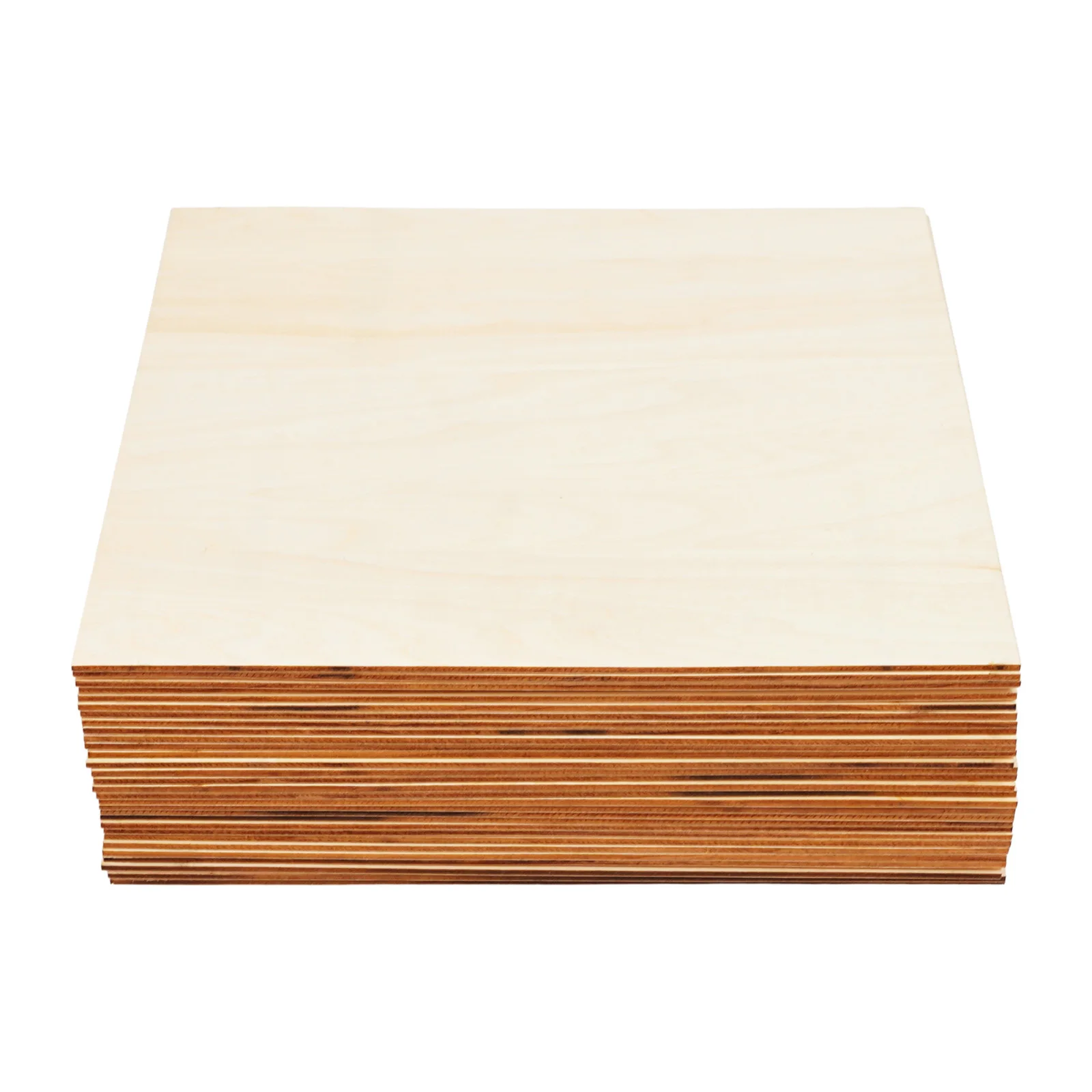 30 piezas de madera contrachapada de abedul de 30x30x0,3 cm, láminas de madera para manualidades, paneles para grabado láser, tablero multiusos de alta resistencia para modelos de bricolaje, pintura