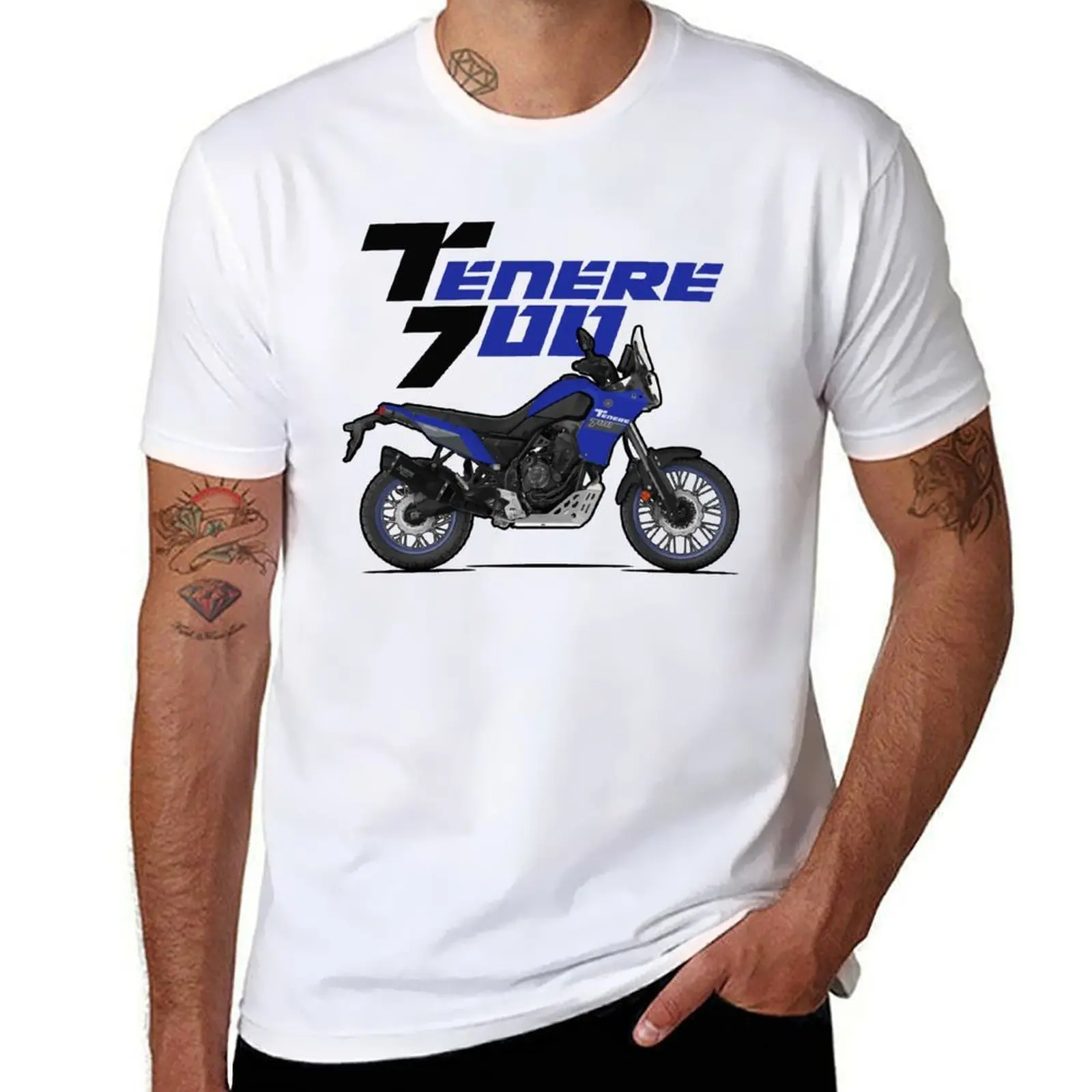 Tenere 700 - Blue T-Shirt man t shirts high quality luxury brand t shirt man luxury T-Shirt