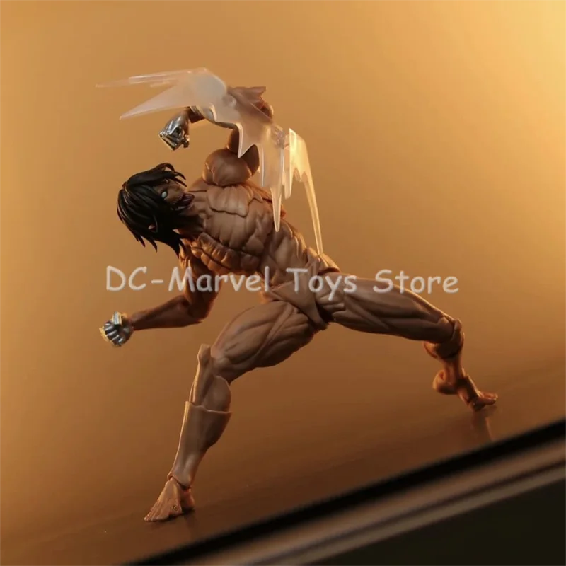 New Ko Kaiyodo Revoltech 놀라운 야마구치 공격 타이탄 Eren Jaeger Ko 모델 애니메이션 액션 컬렉션 피규어 선물 완구
