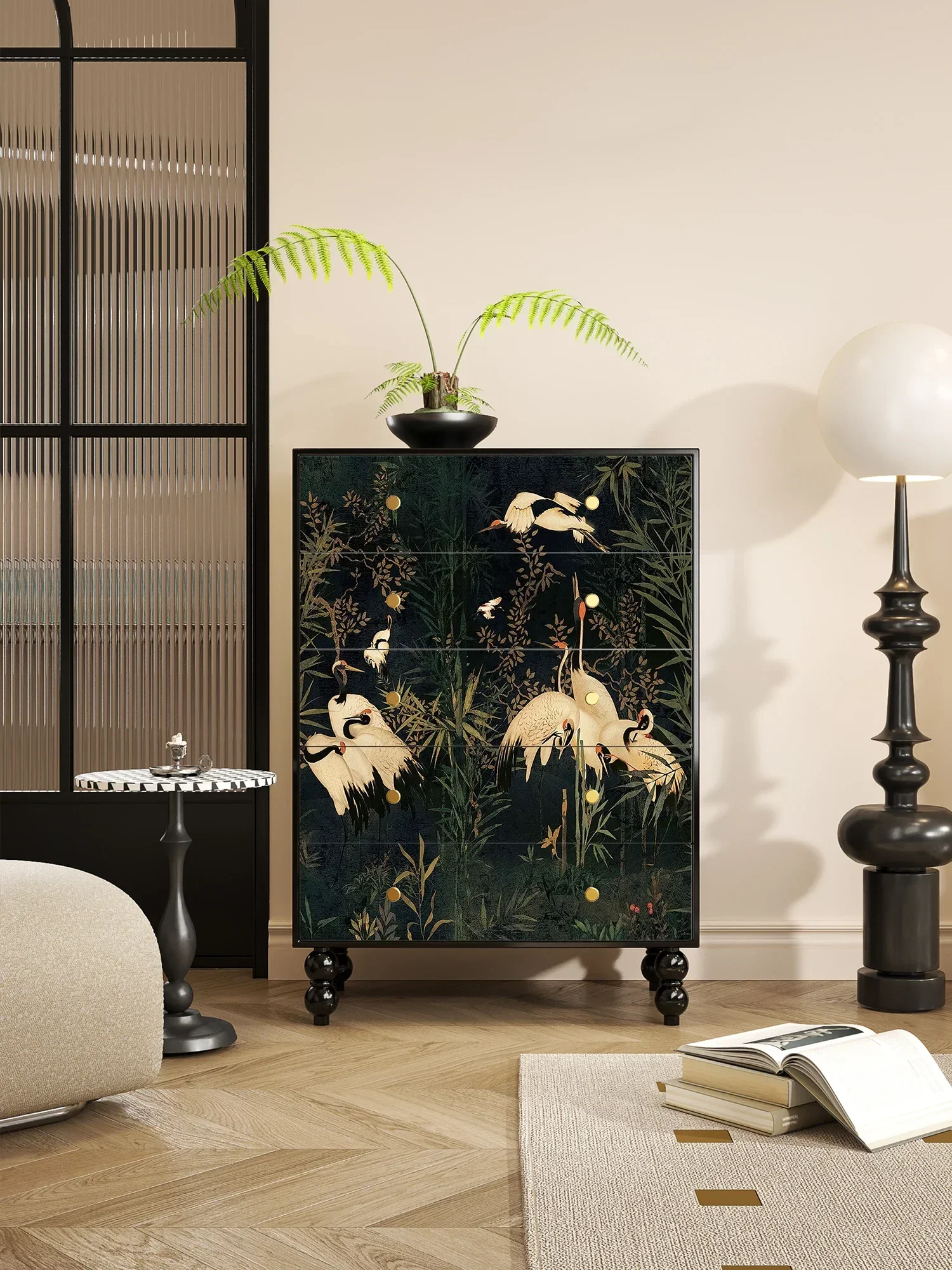 chest of drawers bedroom storage storage solid wood living room entrance aisle decorative cabinet