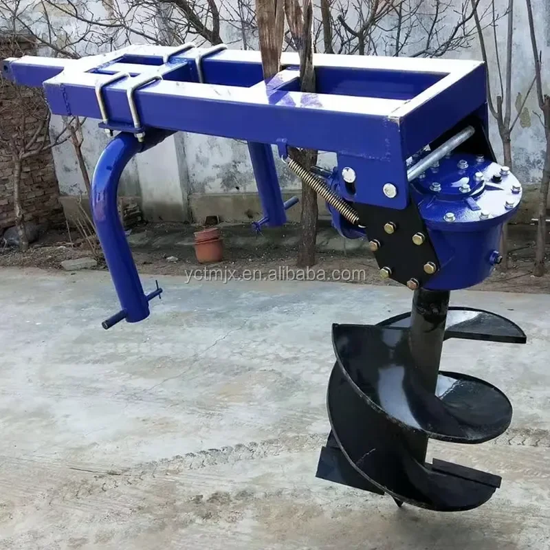 CE Certified Post Hole Digger /Electric Powered Earth Auger Drill for Farm Garden Fence Tree Planting