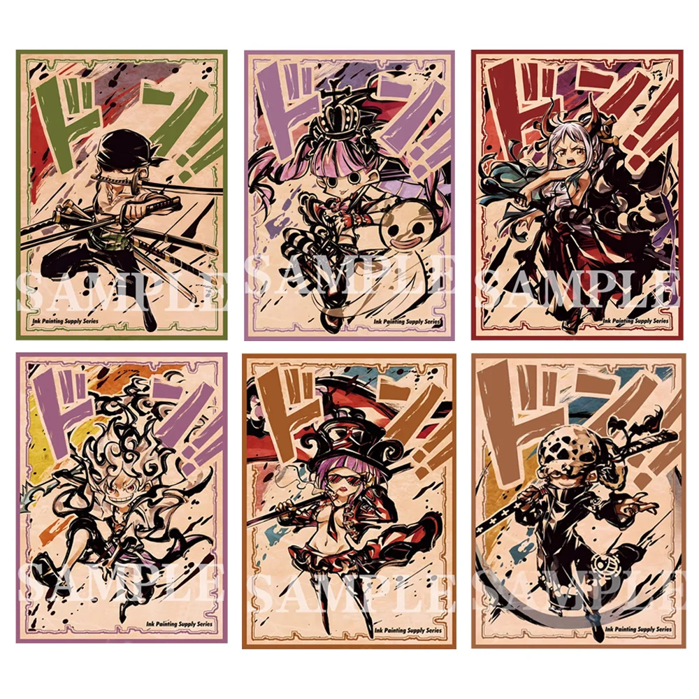 

60 шт., 67x92 мм, 6 стилей, цельный лазерный стандартный размер, TCG, рукава для карт, защита для карт аниме, карты для настольных игр