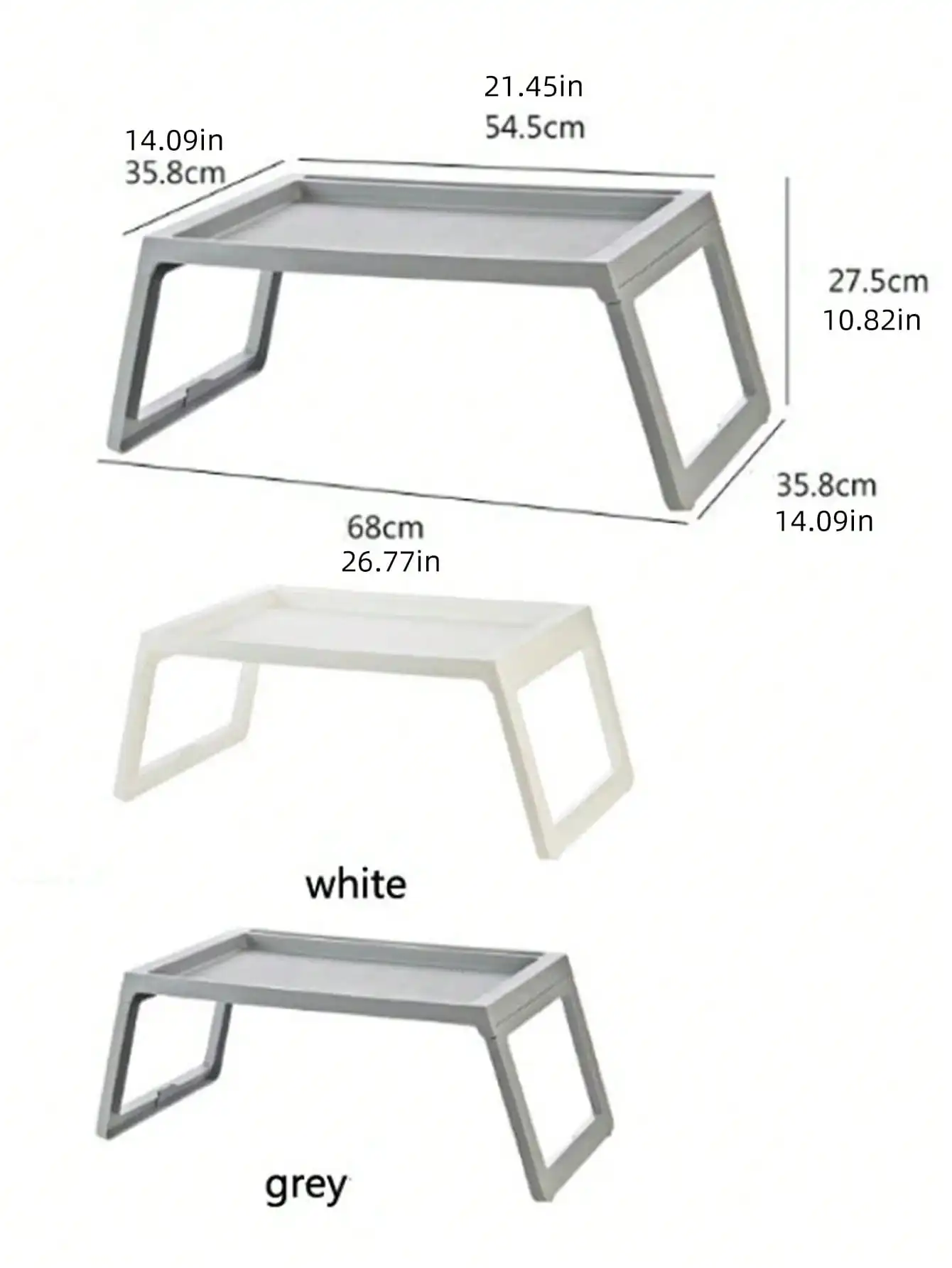 Portable Folding Table Lightweight Design Suitable For Outdoor Bed Travel Party Use