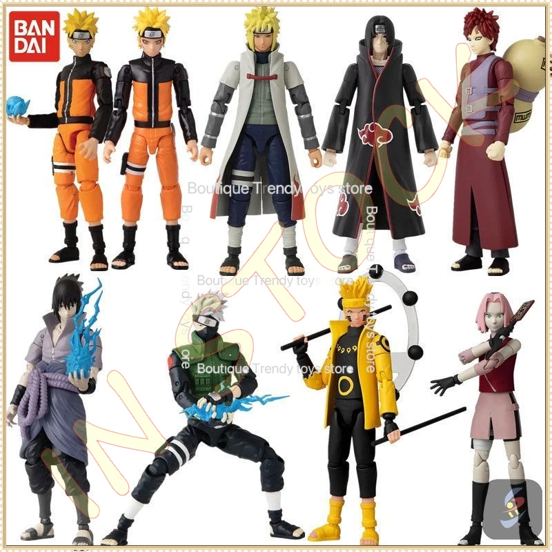 

Оригинальная коллекционная фигурка Bandai Naruto Shippuden: Узумаки Наруто, Намикадзе Минато, Сакура — подвижные суставы, аниме-модель
