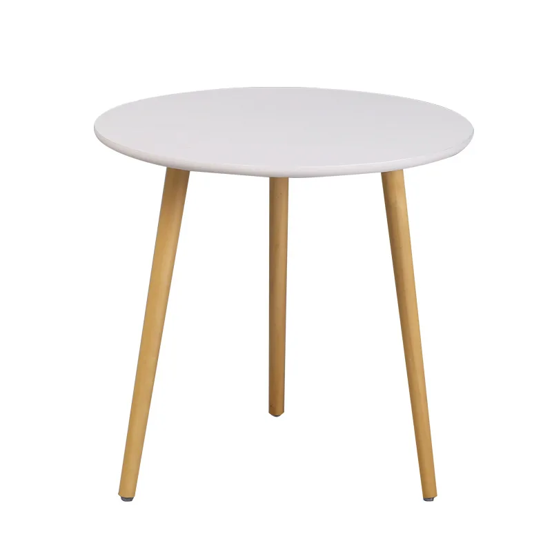 Nordic Double Decker Small Round Table Balcony Small Coffee Table Simple And Casual Corner Table Painted Small Round Table