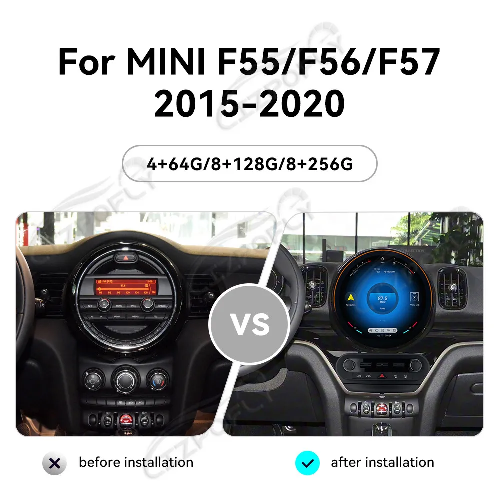 11.8 Inch Car Radio Android For MINI F55 F56 F57 2015-2022 CarPlay Multimedia Video Player Car GPS Navigation Stereo Head Unit