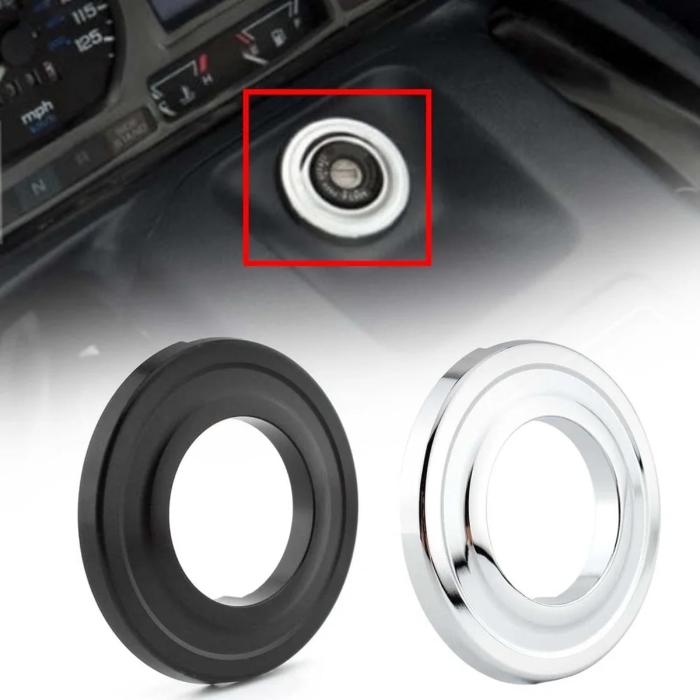 

Motorcycle Fairing Ignition Starter Key Switch Trim Grommet Ring Lock Surround Panel Cover Cap For Honda Goldwing GL1500 88-00