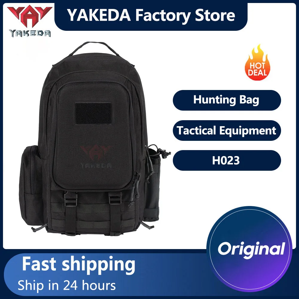 

YAKEDA Hunting Backpack PALS System Sports Backpack Outdoor Mountaineering Travel MOLLE External Tactical Backpack