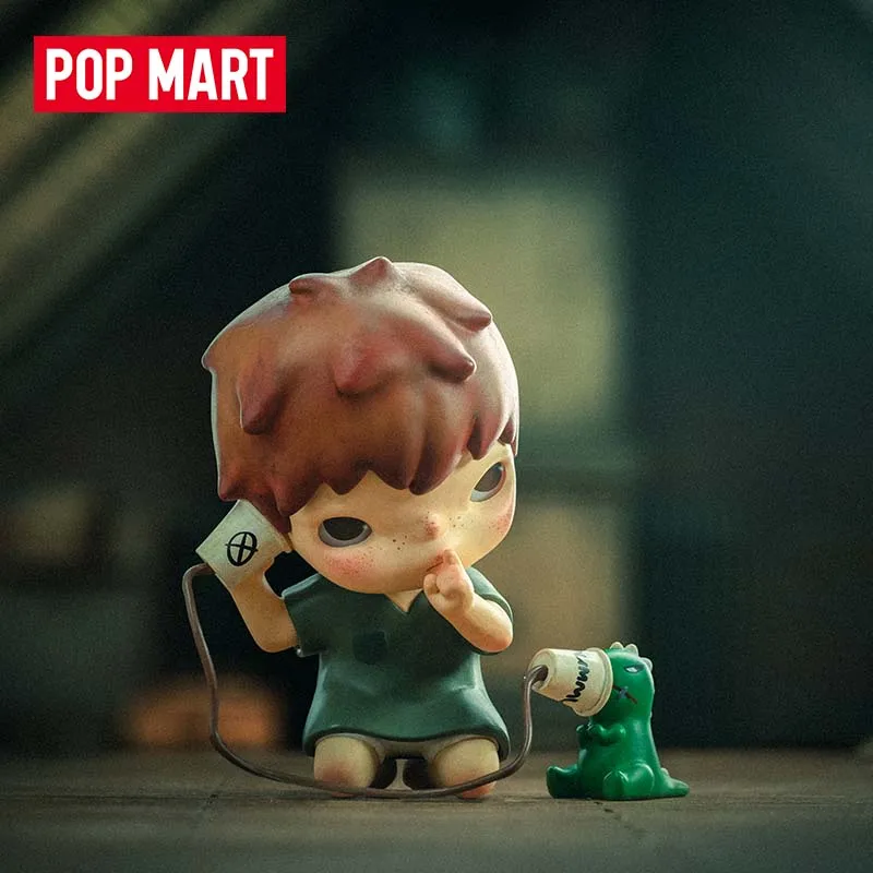 

POP MART Hirono Mime Series слепая коробка игрушки милые экшн-фигурки аниме настольный орнамент коллекция натуральная загадочная коробка