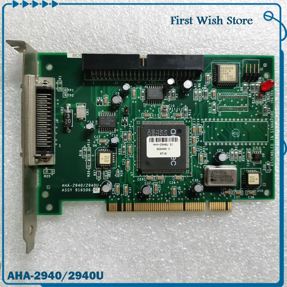 Para tarjeta Adaptec SCSI interfaz externa de 50 pines AHA-2940/2940U