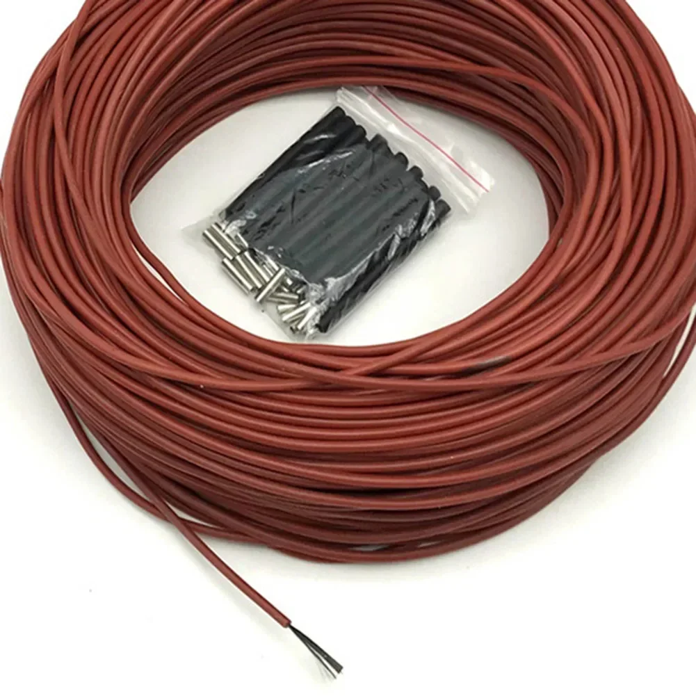 12K Carbon Fiber Electric Heating Tape Floor Heating Fiber Wire Sheath Floor Warm Heating Cable 33ohm/m