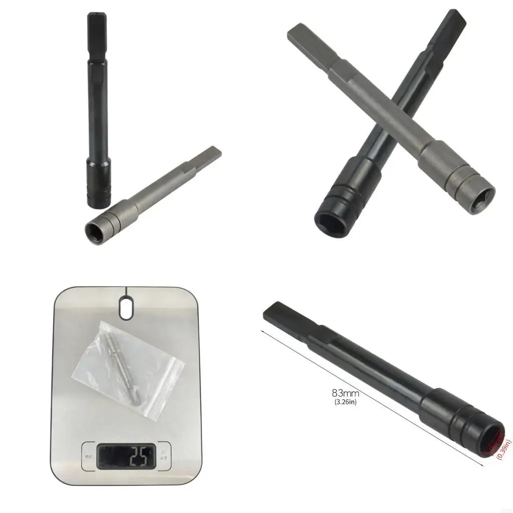 

Reinforced 83mm Black Flattened Adapter Bar Professional Mechanic Accessories KXRE