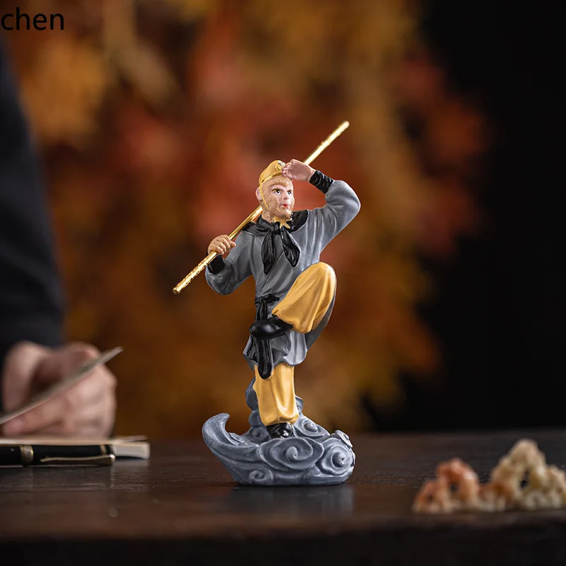 Cz1  the west master and disciple four ornaments sun wukong zhu bajie sha monk tang monk  burner home decoration ornaments