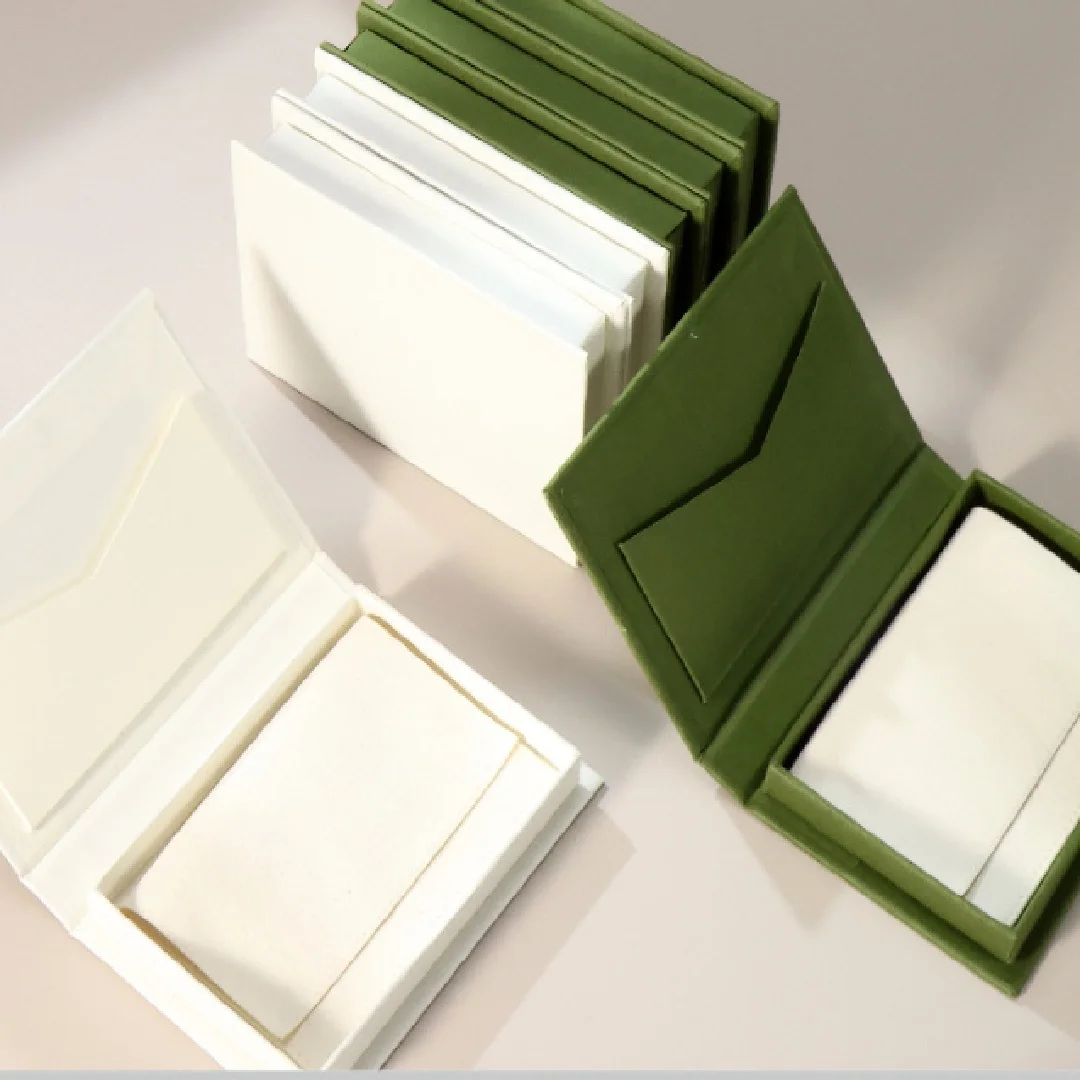 Minimalist Jewelry Gift Box Ultra-Thin Clamshell Jewelry Storage Boxes Minimalist Jewelry Flip Top Packing Box Jewelry Pouches