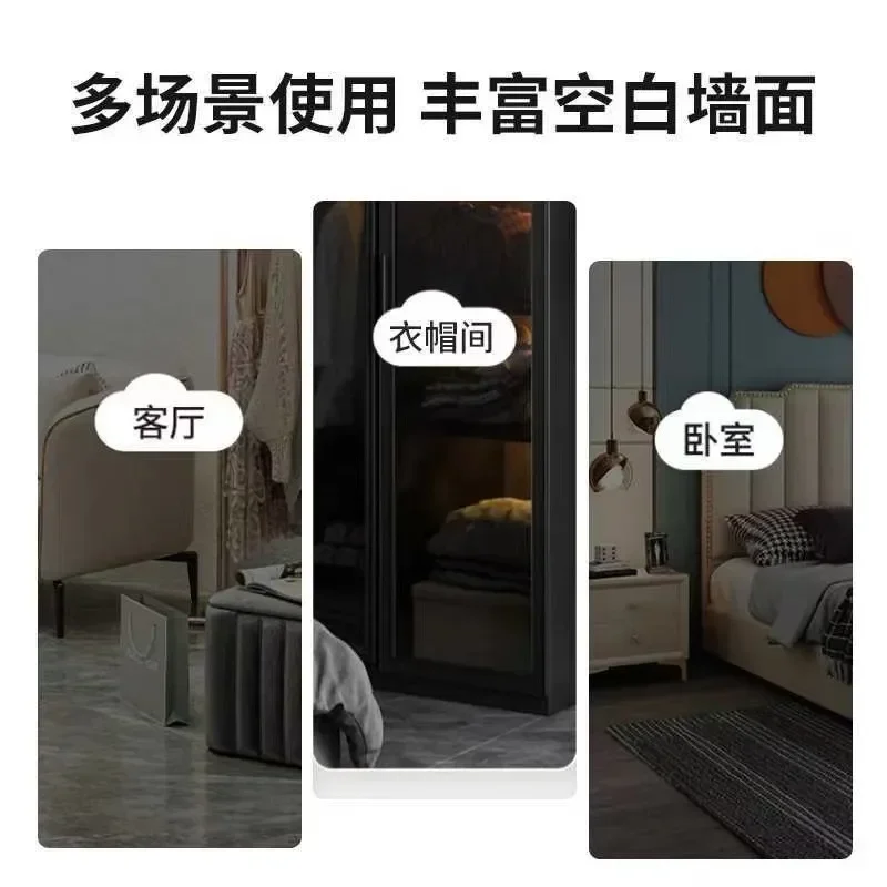 Bear Shaped Full Body Floor Mirror Wavy Edge Cream Style Standing Mirror for Bedroom Living Room Home Decor