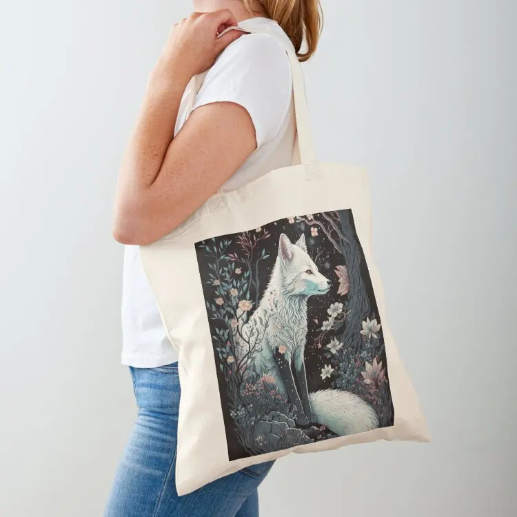 

White Fox Tote Bag sac pour femme Women's bag tote bag men's Women's shopper