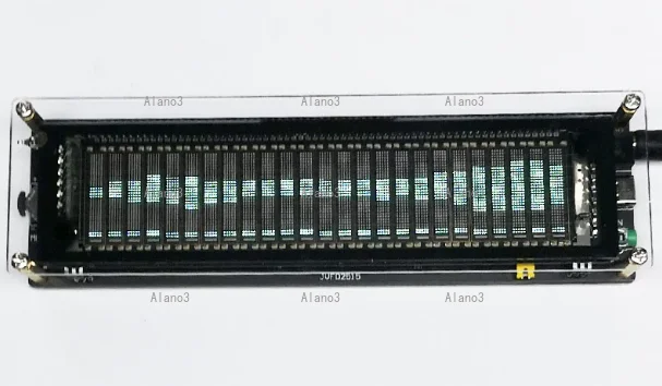 VFD2515 Voice-Activated Pickup Music Spectrum Display, 5-12V Audio Atmosphere Level Jumping Light