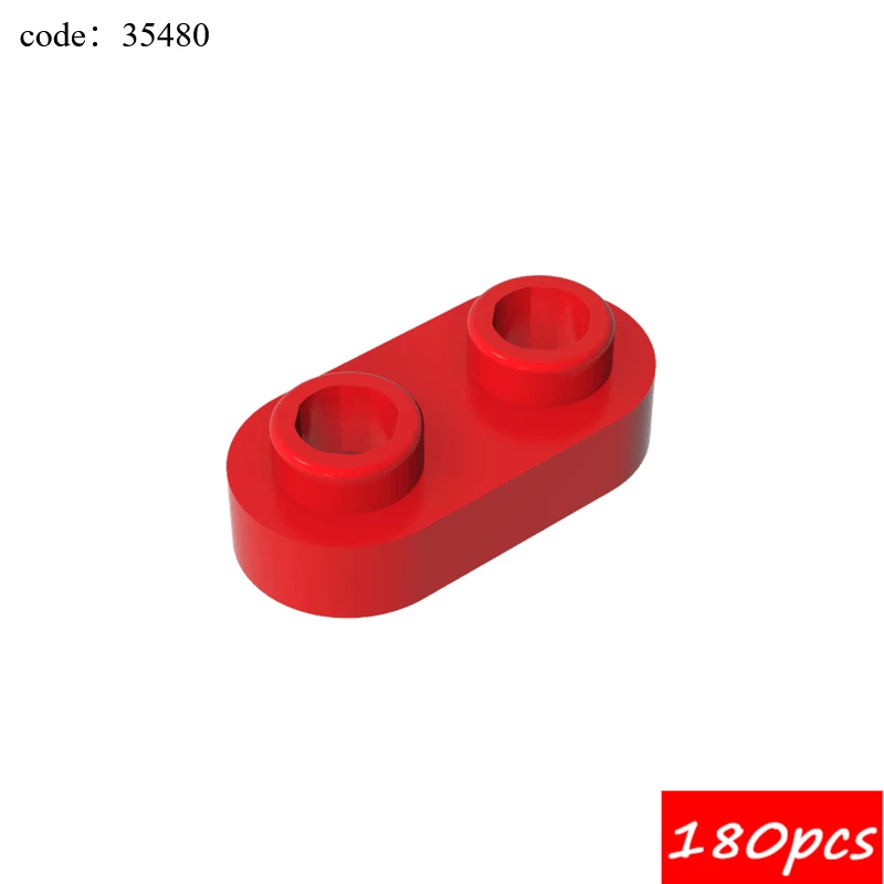

180PCS Assembles Particles 35480 Plate 1x2 Building Blocks Bricks High-Tech DIY Education Assembly Parts Toys For Children Gifts