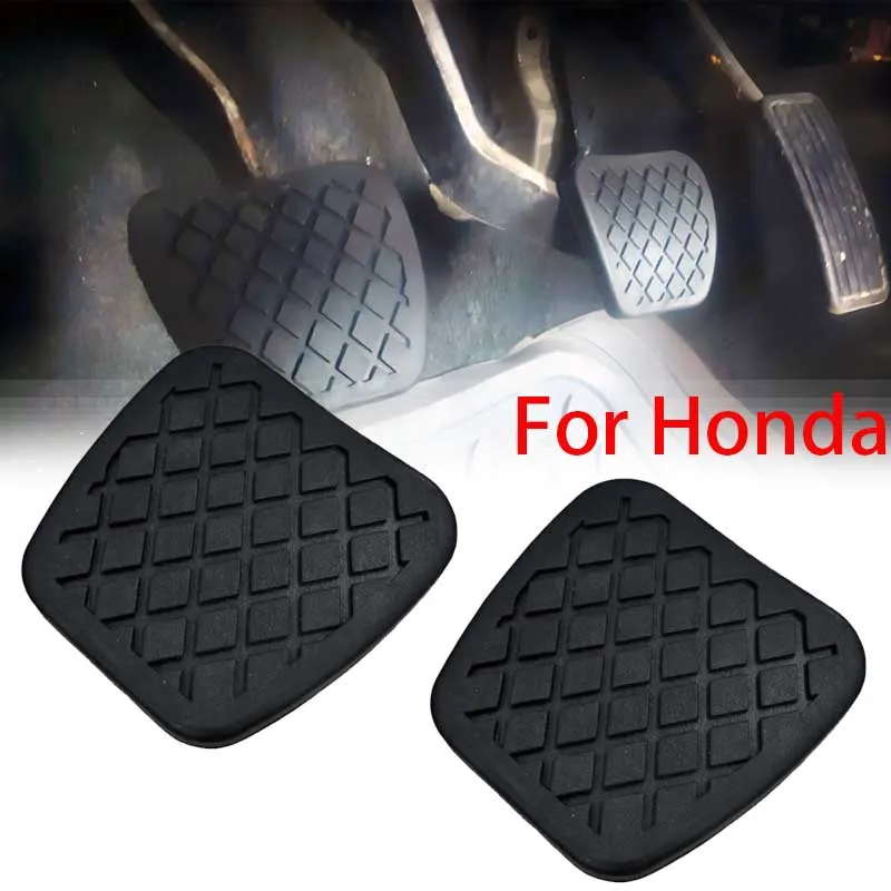 2Pcs Brake & Clutch Rubber Pedal Pads OE 46545SA5000 | Fit For Honda Accord 1997-2012 MKVII Civic CRV CRX 1984-1991