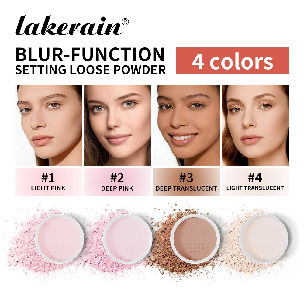 Blur-Function Setting Powder Long-lasting Blurring Brightening Oil Control Soft Focus Matte Effect Even Skin Tone Setting Powder