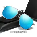 Silver frame blue